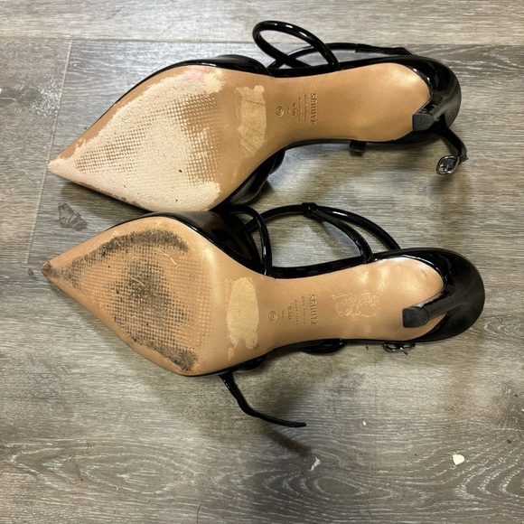 SCHUTZ | Aimee Pump Heels In Black Patent Leather Size 9.5 - Picture 7 of 11